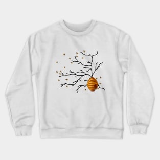 Honey Bees Hive Crewneck Sweatshirt